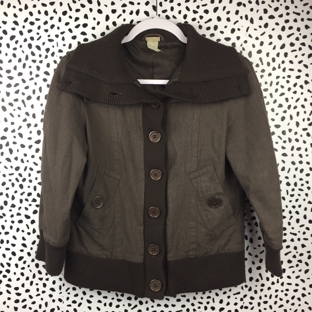 Brown Daytrip Bomber Jacket Size Medium